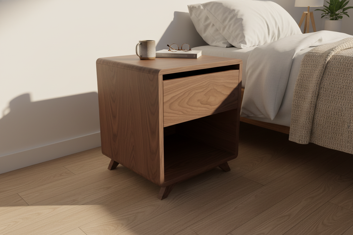 Rendering del comodino #cube.